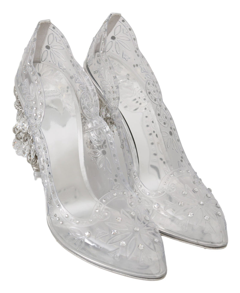 Transparent Crystal CINDERELLA Heels Shoes