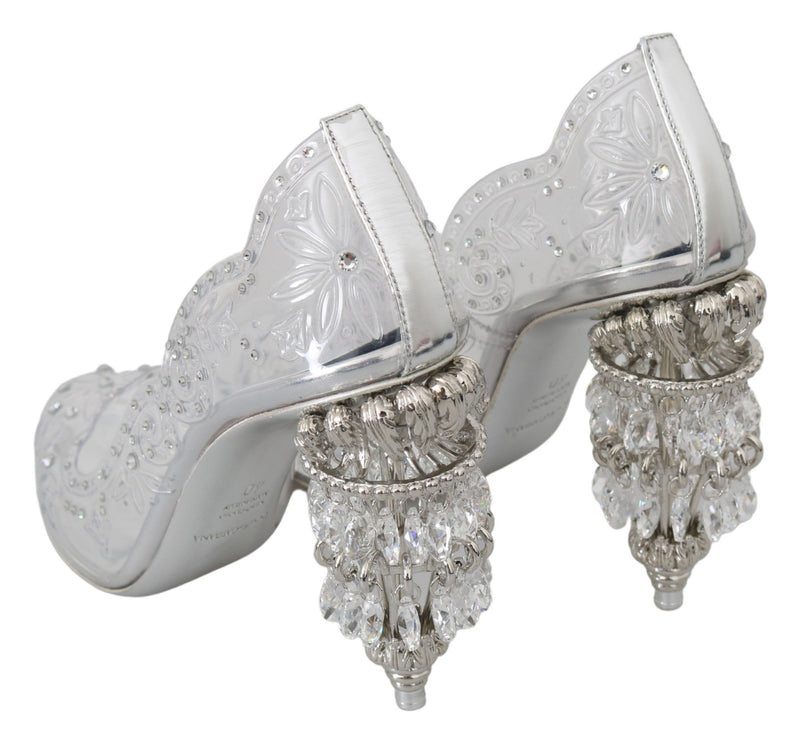 Transparent Crystal CINDERELLA Heels Shoes