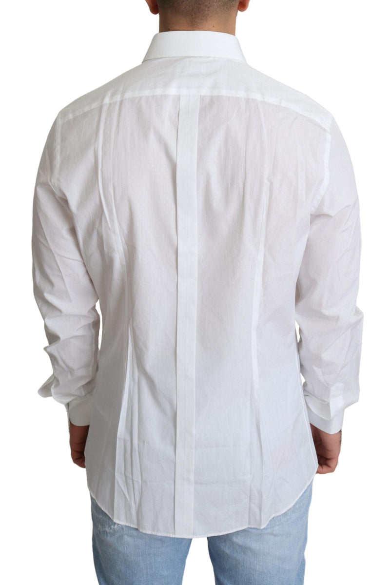 White 100% Cotton Men Dress Formal Shirt