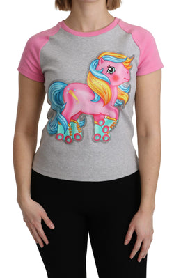 Gray and pink Cotton T-shirt My Little Pony Top