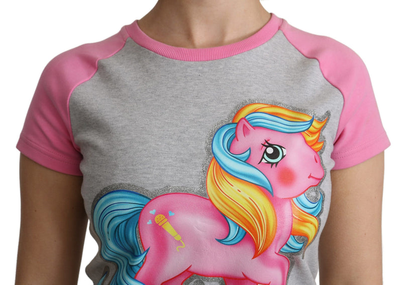 Gray and pink Cotton T-shirt My Little Pony Top