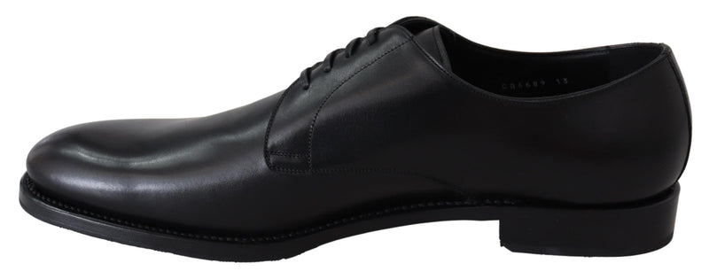 Black Leather SARTORIA Hand Made Shoes