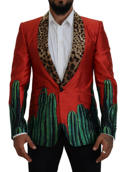 Red Leopard Cactus Sicilia Blazer