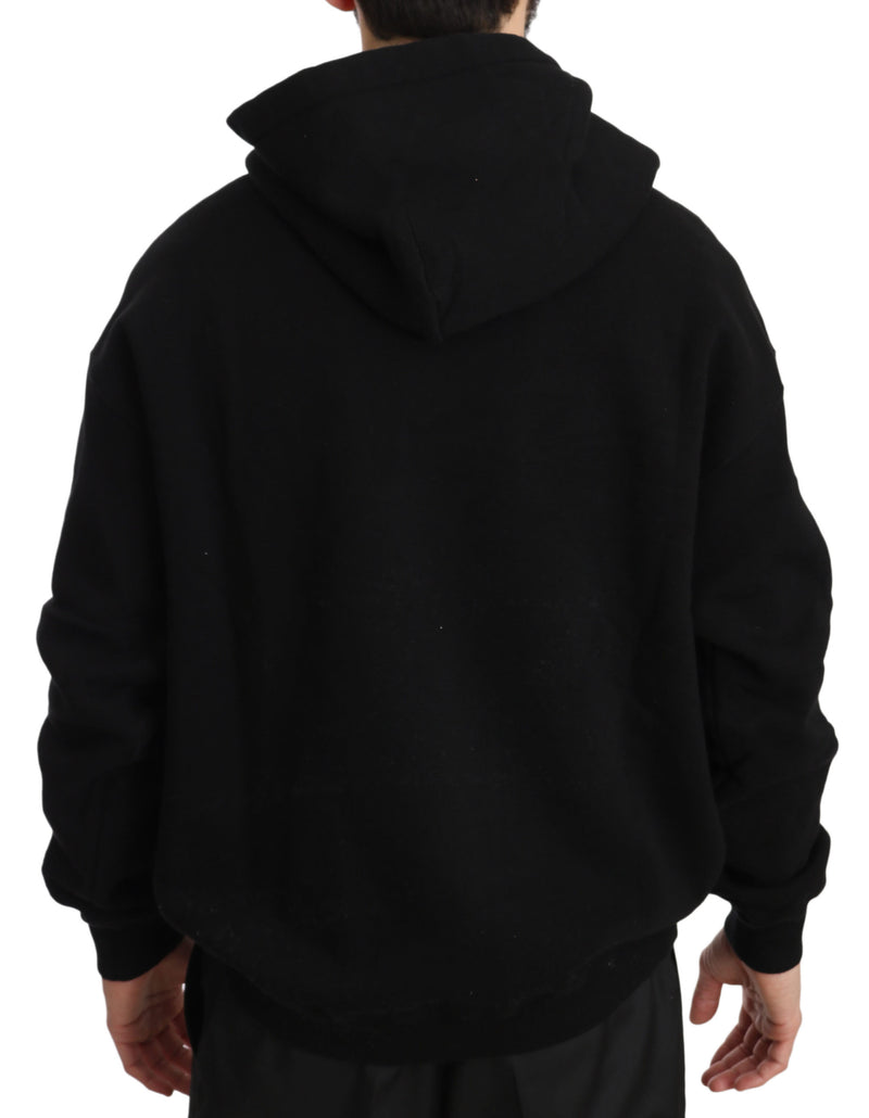 DG Crown Crystal Hooded Pullover Sweater