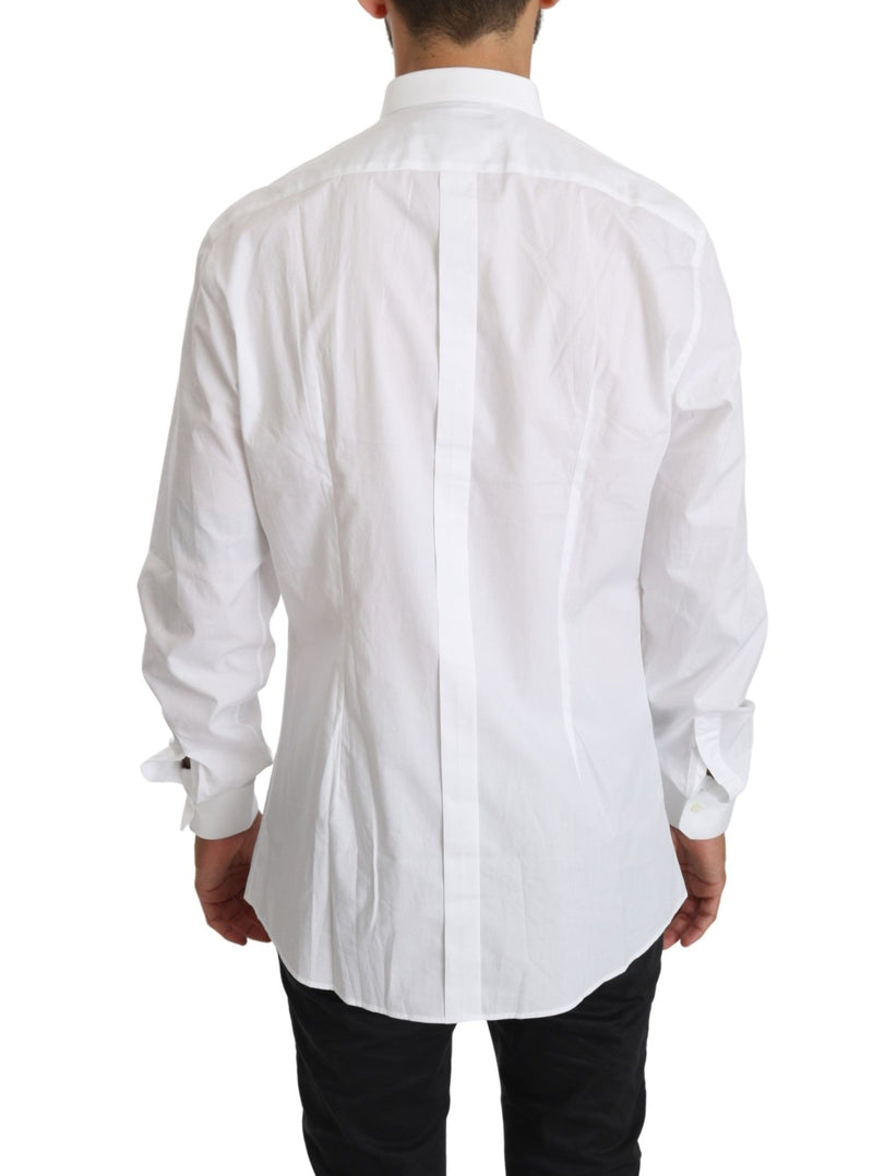 White Cotton Long Sleeve Top Shirt