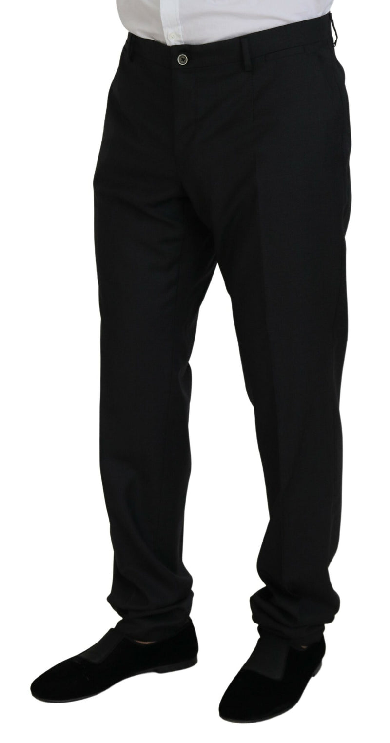 Black Single Breasted 3 Piece MARTINI Suit