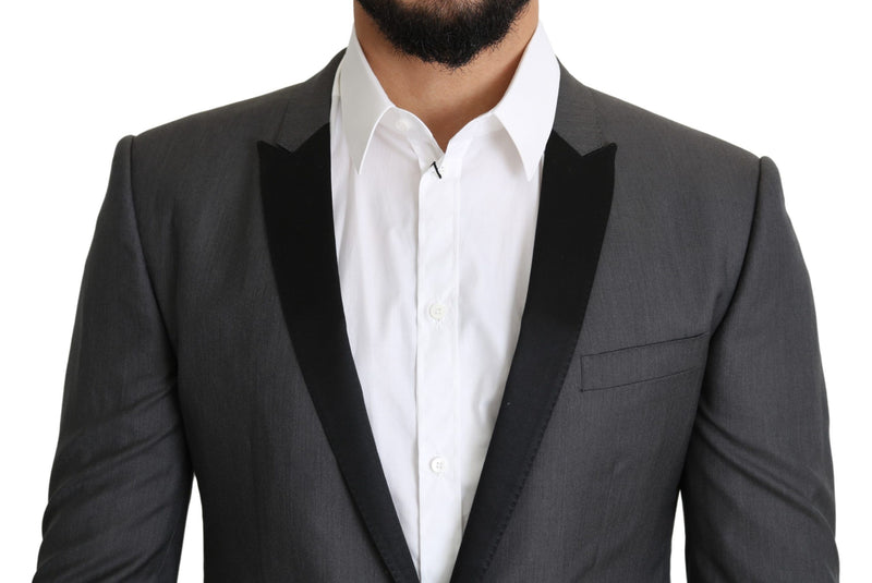 Dark Gray Single Breasted SARTORIA Blazer