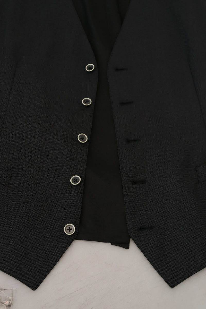 Black Single Breasted 3 Piece MARTINI Suit