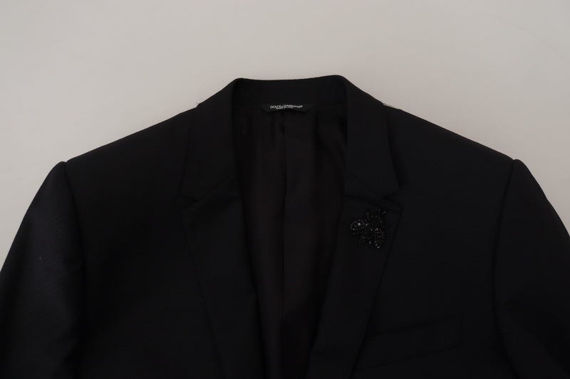 Black Single Breasted 2 Piece MARTINI Suit