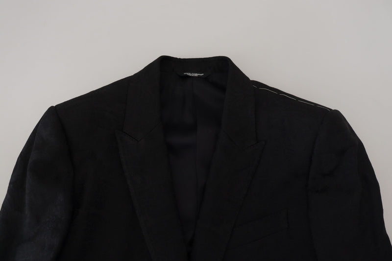 Black Single Breasted 2 Piece MARTINI Suit
