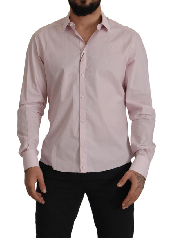 Light Pink GOLD  Cotton Dress Formal Shirt