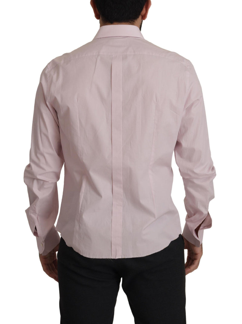 Light Pink GOLD  Cotton Dress Formal Shirt