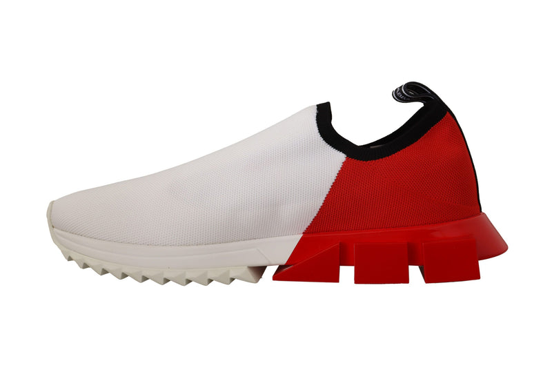 White Red Sneakers Casual Sorrento Shoes