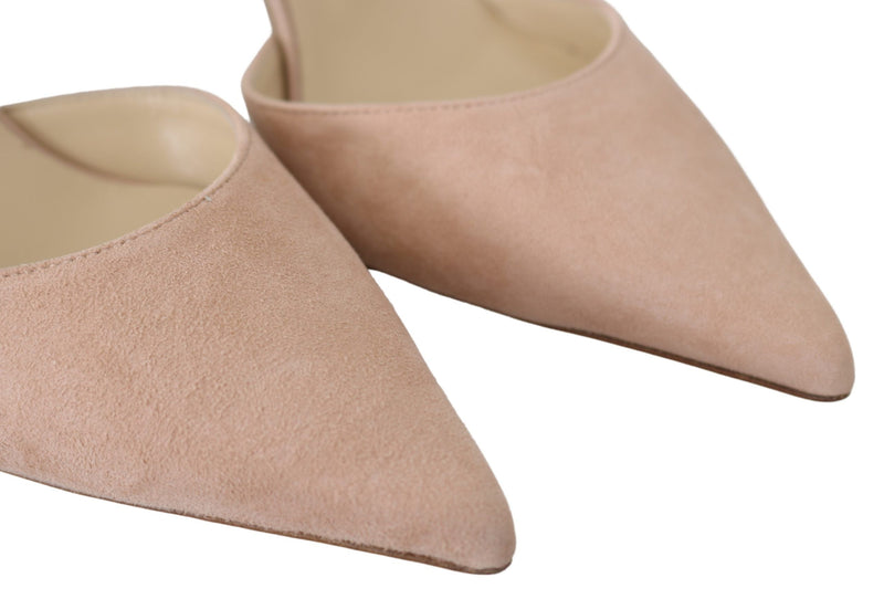 Darylin 85 Powder Pink Leather Pumps