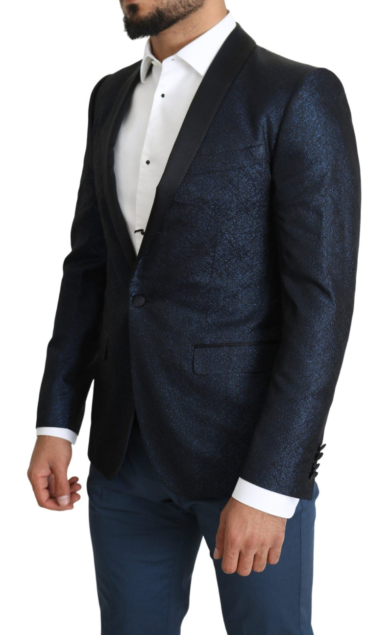 Blue Slim Fit Jacket Coat MARTINI  Blazer