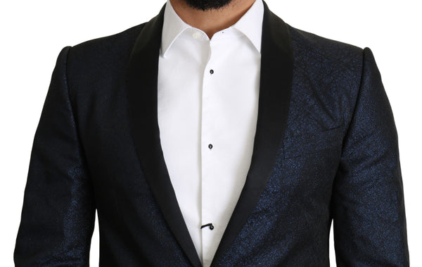 Blue Slim Fit Jacket Coat MARTINI  Blazer