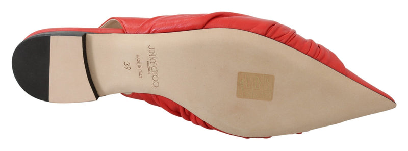 Annabell Flat Nap Chilli Leather Flat Shoes