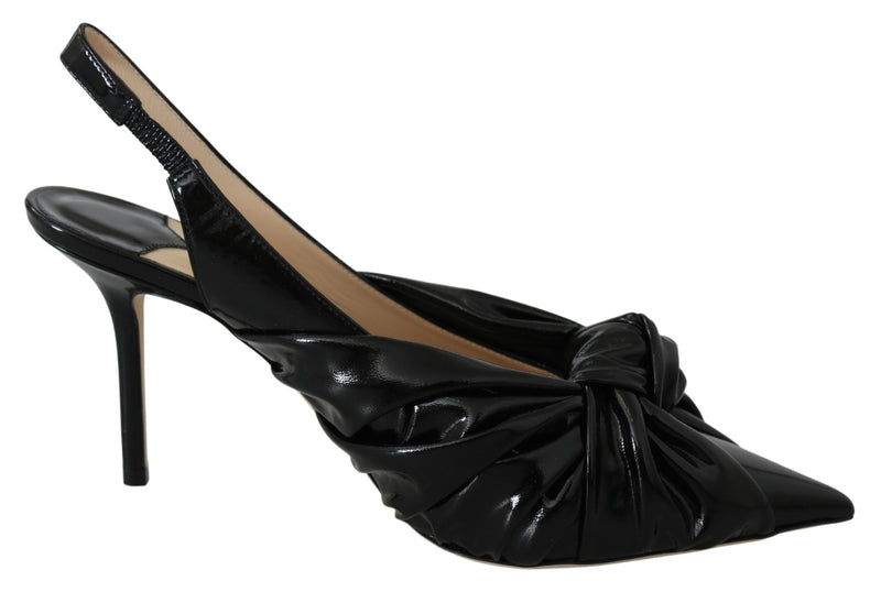 Annabell 85 Black Patent Leather Pumps