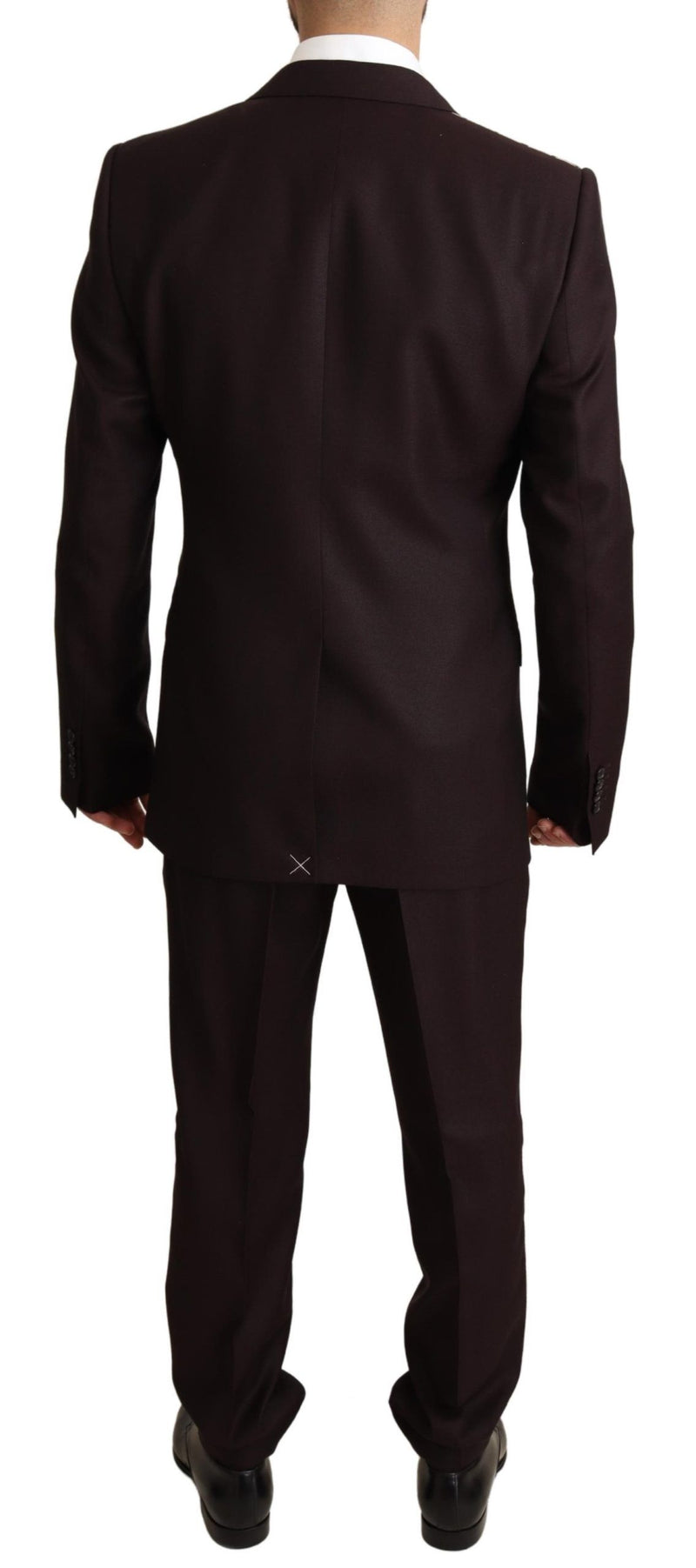 Bordeaux Slim Fit 2 Piece Wool MARTINI Suit