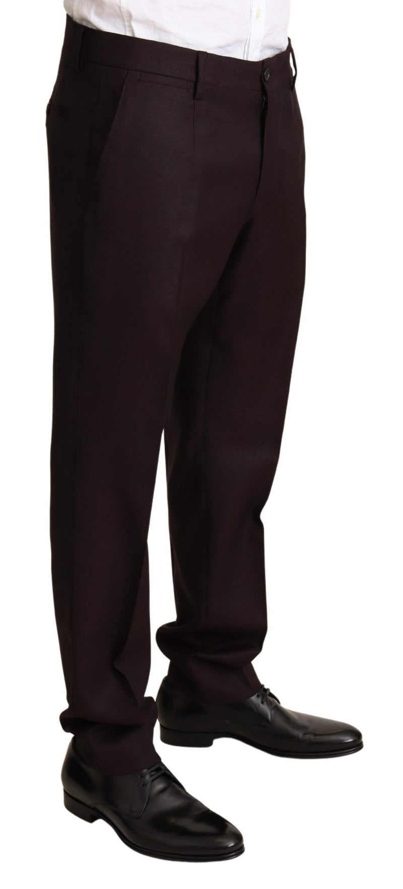 Bordeaux Slim Fit 2 Piece Wool MARTINI Suit