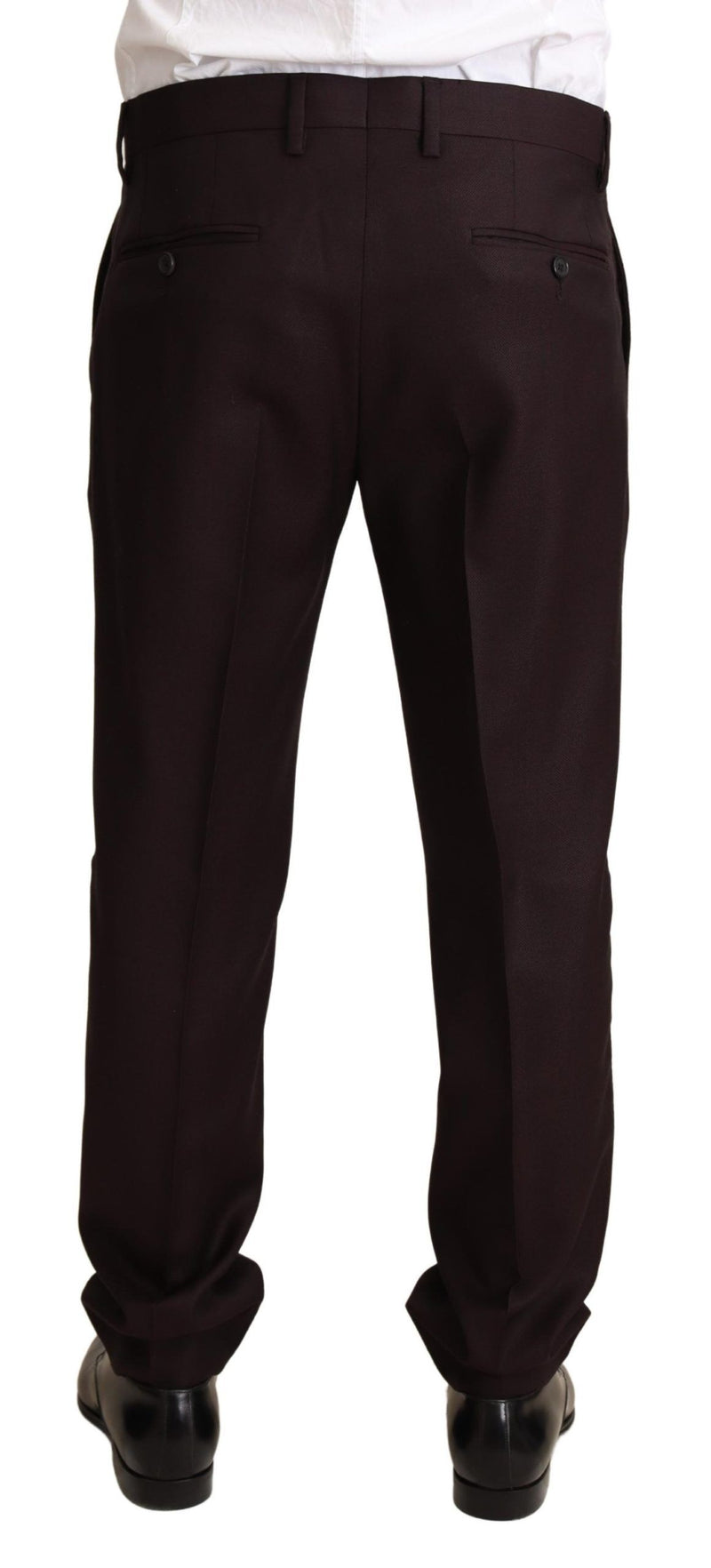 Bordeaux Slim Fit 2 Piece Wool MARTINI Suit