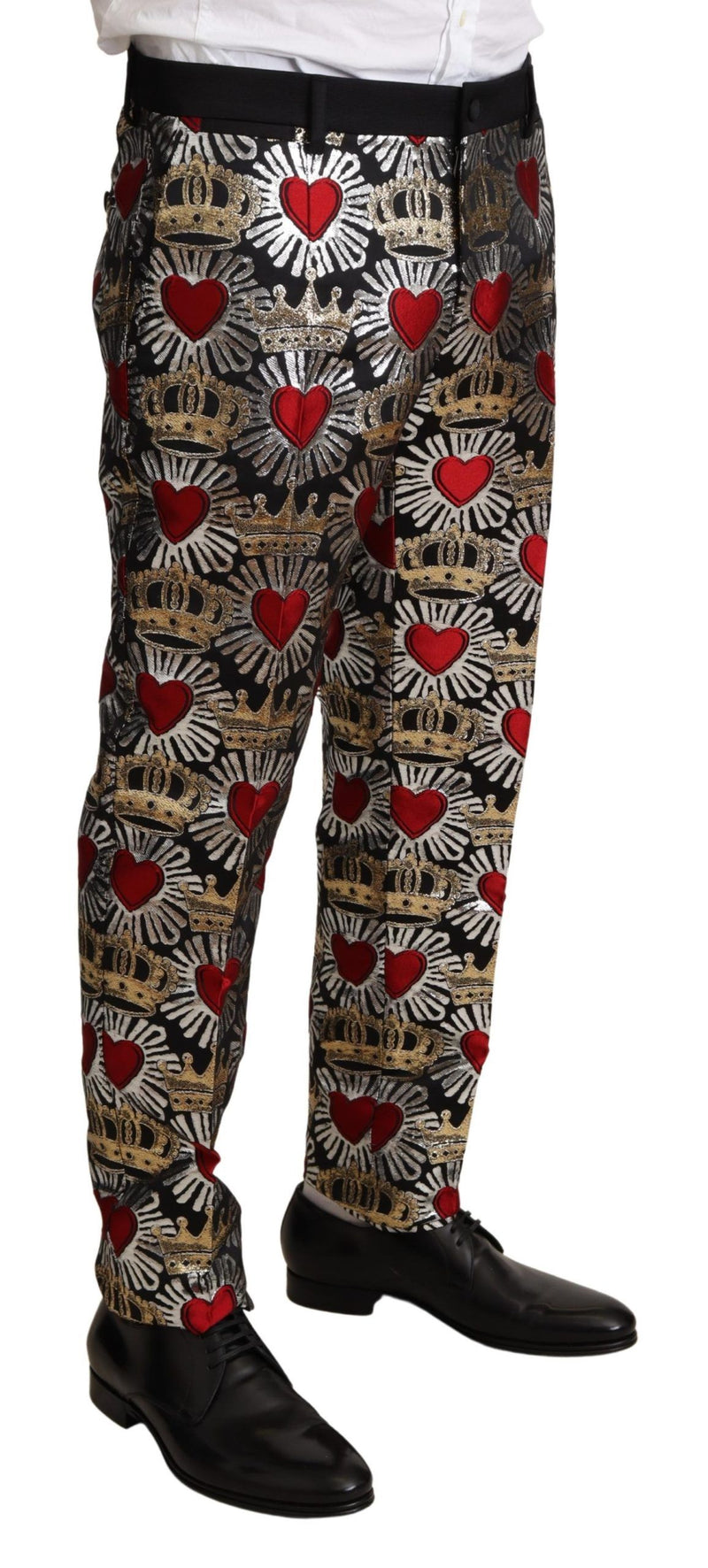 Red Gold Heart Crown Slim 3 Suit