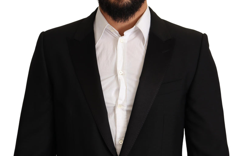 Black Wool Tuxedo 2 Piece Set MARTINI Suit