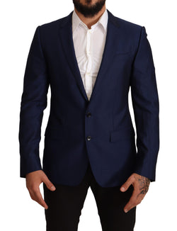 Navy Blue Slim Fit Jacket MARTINI Blazer