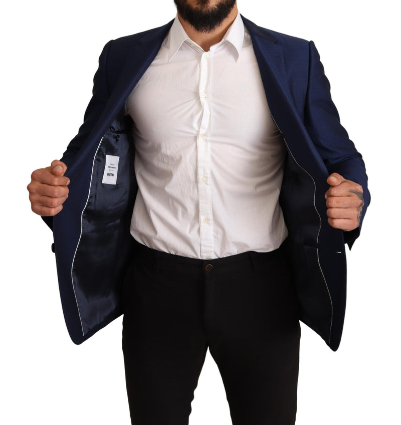 Navy Blue Slim Fit Jacket MARTINI Blazer