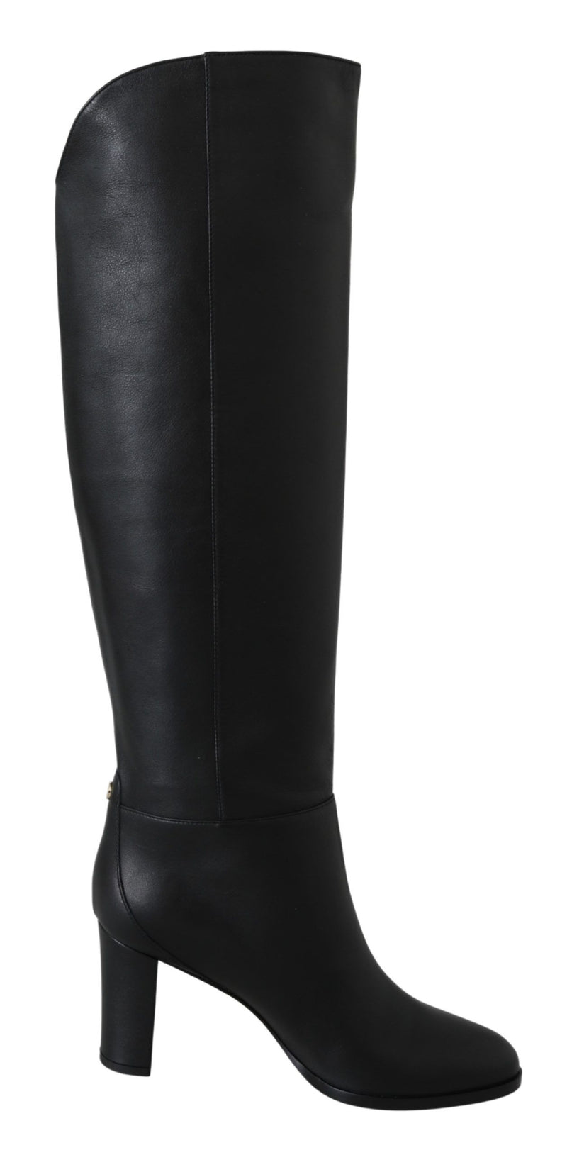 Madalie 80 Black Leather Boots