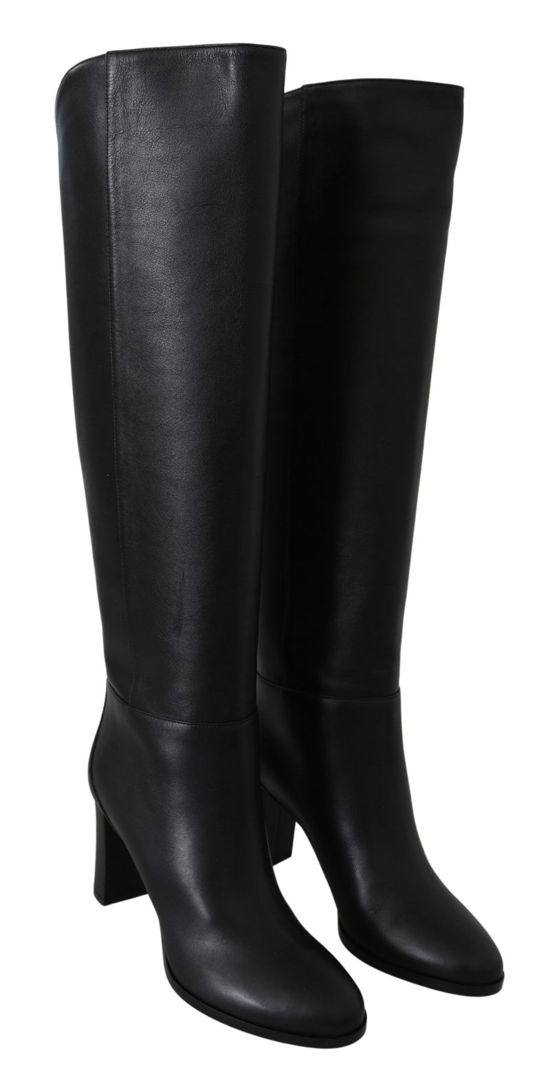 Madalie 80 Black Leather Boots