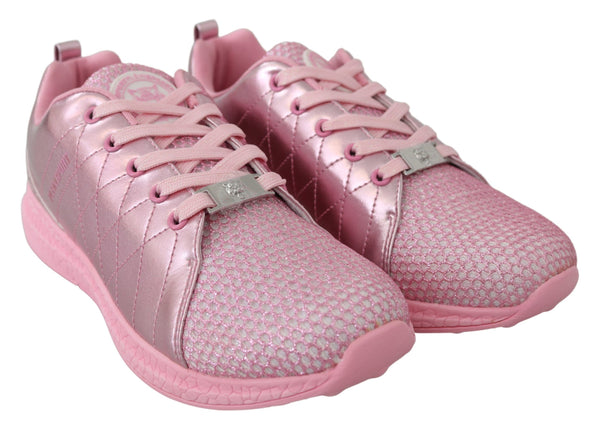 Pink Blush Polyester Runner Gisella Sneakers Shoes