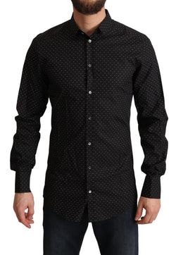 Black GOLD Cotton Slim Fit Mens Shirt