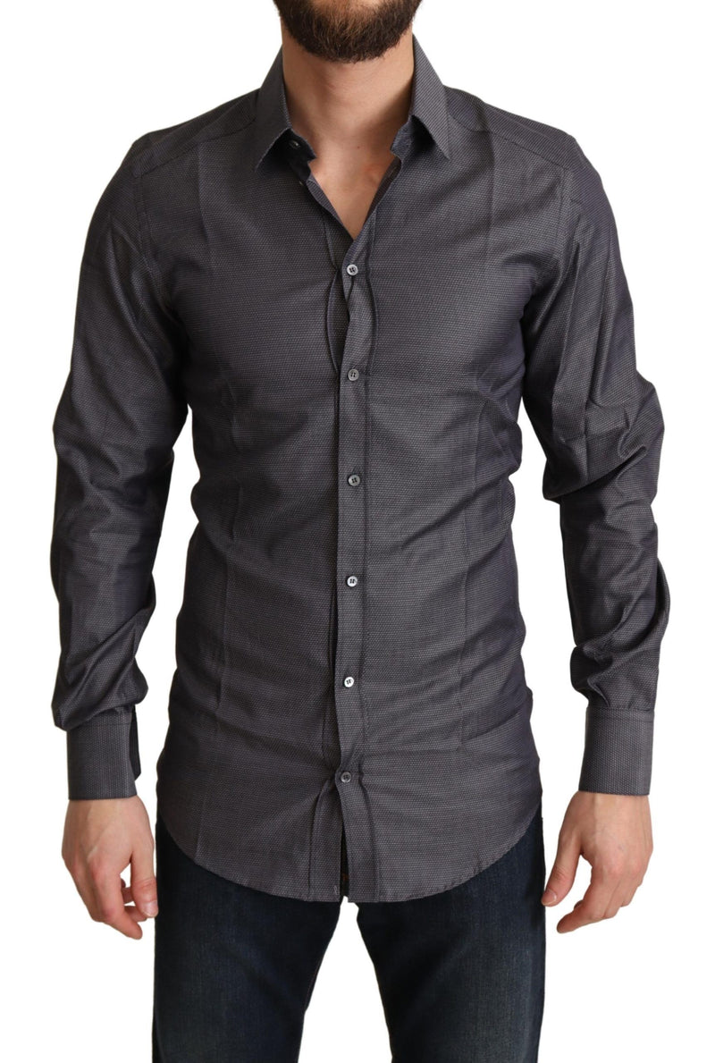 Blue GOLD Cotton Slim Fit Mens Shirt