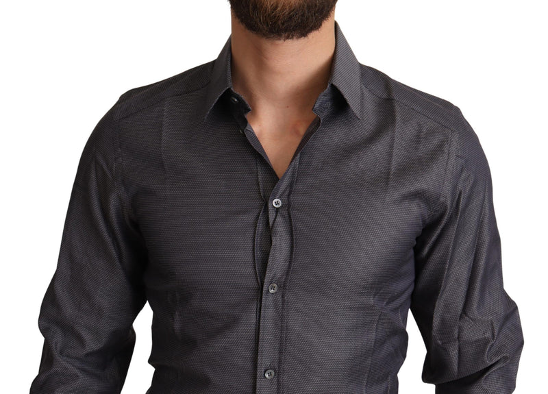 Blue GOLD Cotton Slim Fit Mens Shirt