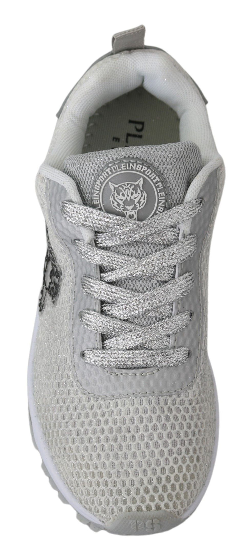 Silver Polyester Gretel Sneakers Shoes