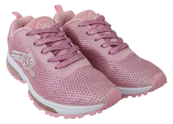 Pink Blush Polyester Gretel Sneakers Shoes