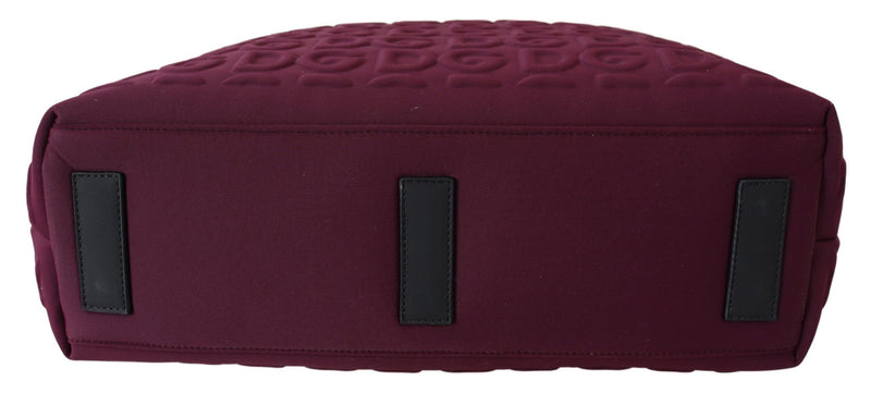 Maroon DG Embossed Crossbody Hand Purse