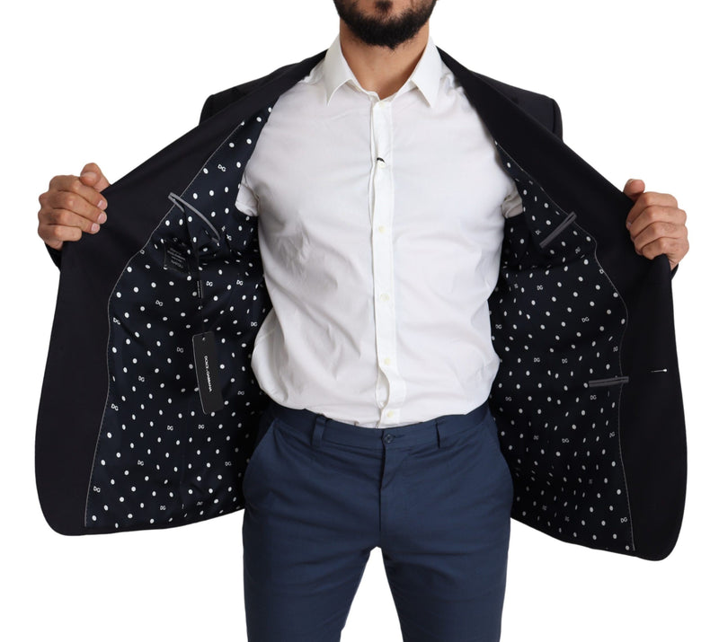 Black Wool Single Breasted NAPOLI Blazer