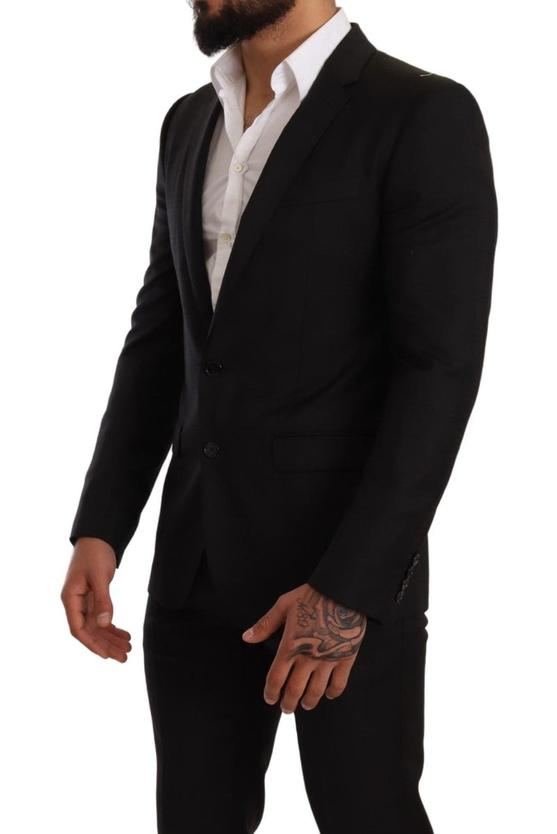 Black Check MARTINI SLIM FIT 2 Piece Suit