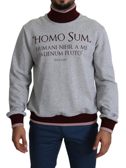 Gray Homo Sum Turtleneck Pullover Sweater