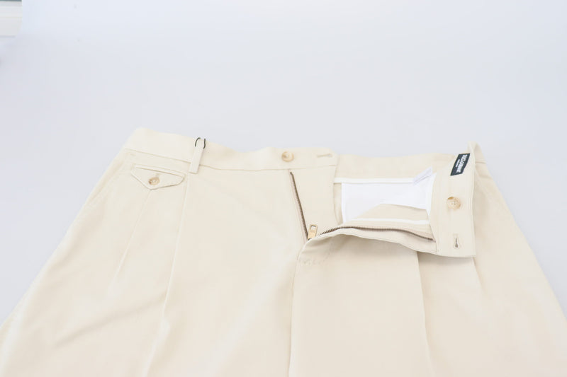 White Chinos Cotton Stretch Casual Shorts