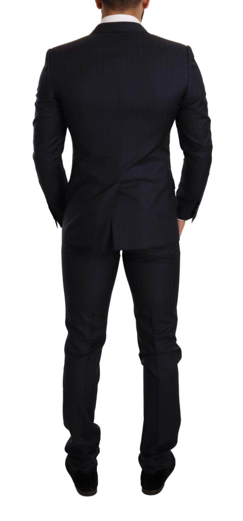 Blue Wool Slim Fit 2 Piece MARTINI Suit