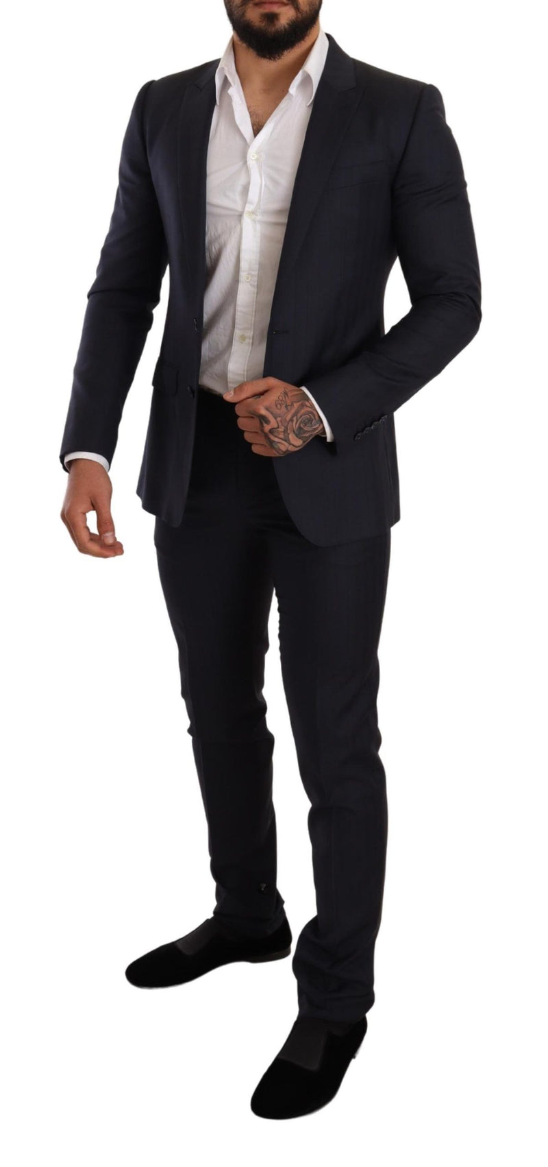 Blue Wool Slim Fit 2 Piece MARTINI Suit