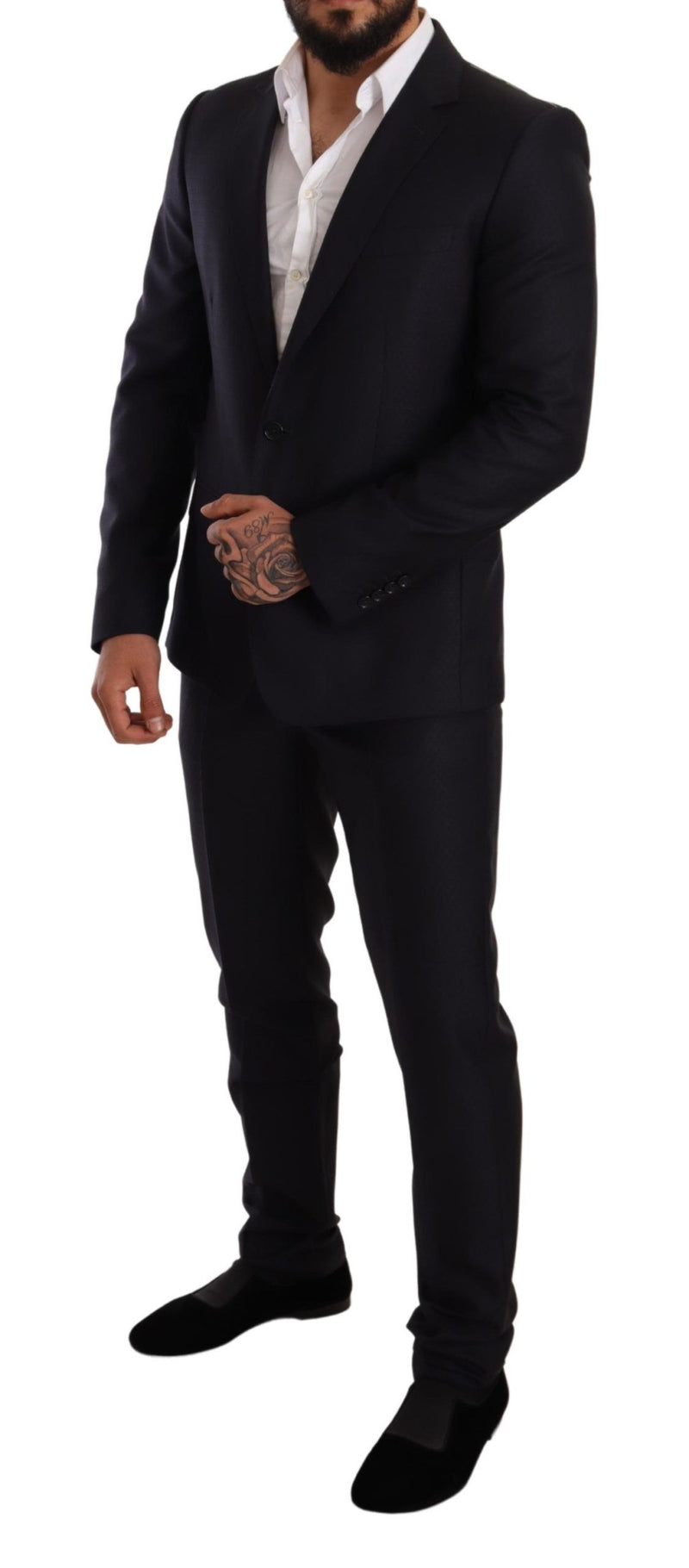 Blue Pattern MARTINI SLIM FIT 2 Piece Suit