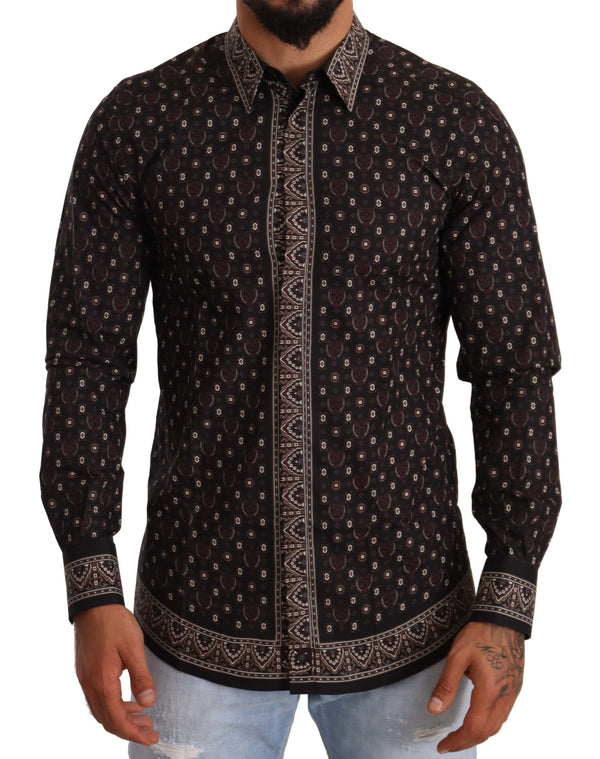 Multicolor Graphic Pattern Cotton Shirt