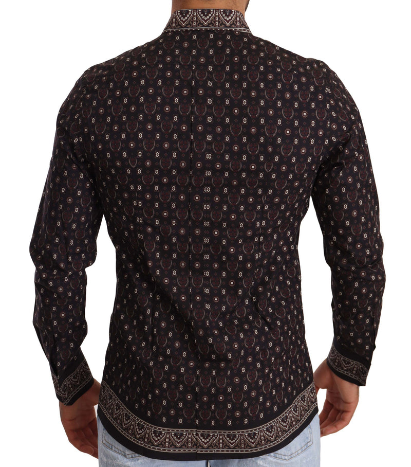 Multicolor Graphic Pattern Cotton Shirt