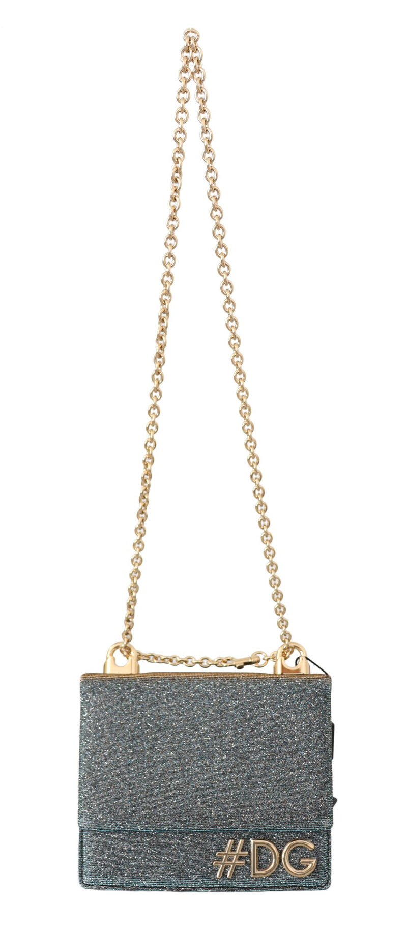 Blue Cotton #DG Gold Chain Mini Crossbody Borse Bag