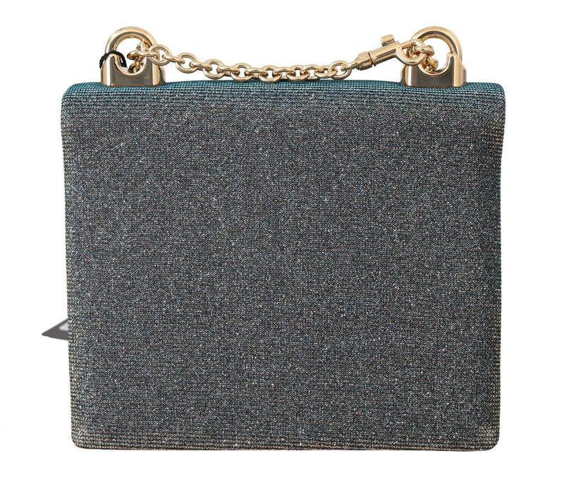 Blue Cotton #DG Gold Chain Mini Crossbody Borse Bag