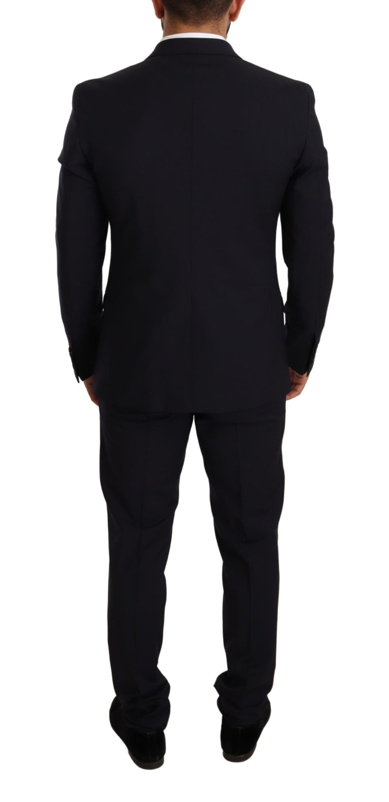 Blue Wool Slim Fit 3 Piece Set MARTINI Suit